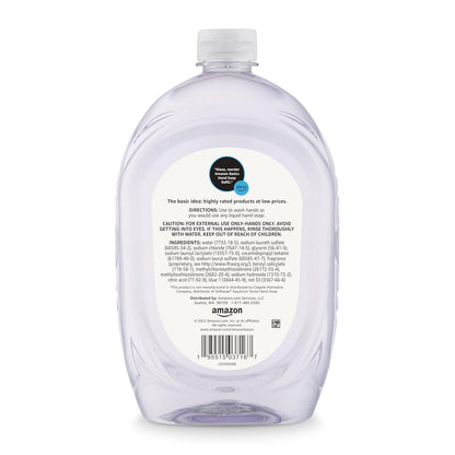 Amazon Basics Gentle & Mild Clear Liquid Hand Soap Refill, Triclosan-Free, Dermatologist-Tested, pH Balanced, Cruelty-Free, 50 Fluid Ounces, 1-Pack (Previously Solimo)