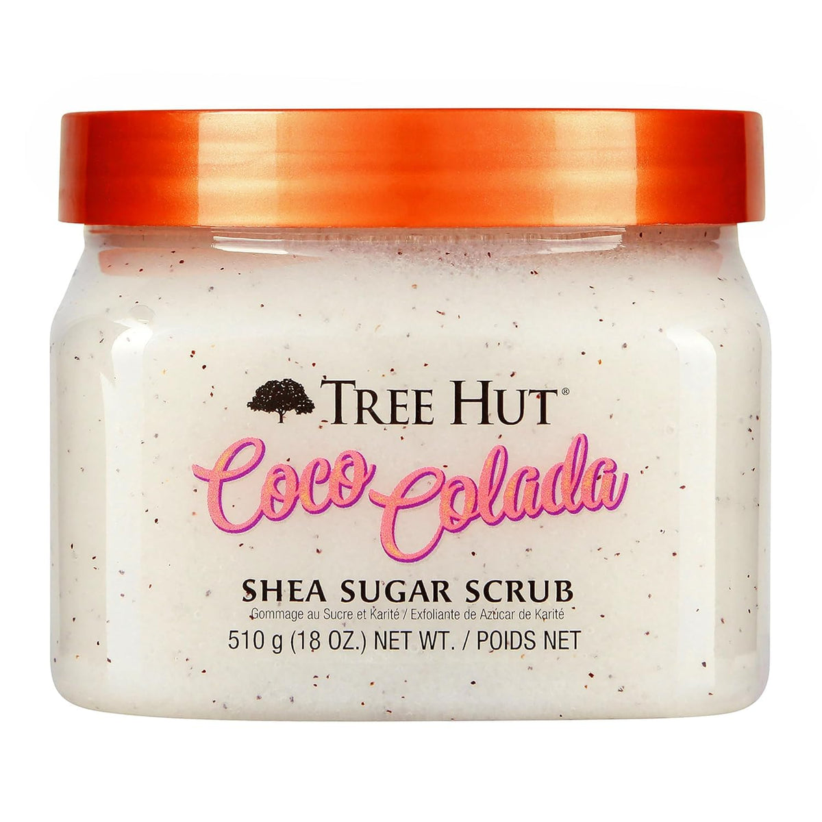 Tree Hut Vanilla Body Scrub, Exfoliating Sugar Scrub, Vegan, 18 Oz