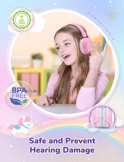 iClever EM01 Ear Defenders Children SNR 29dB for Autism&Concentration Aid