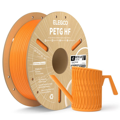 ELEGOO Rapid PETG 3D Printer Filament 1.75mm Black 1KG