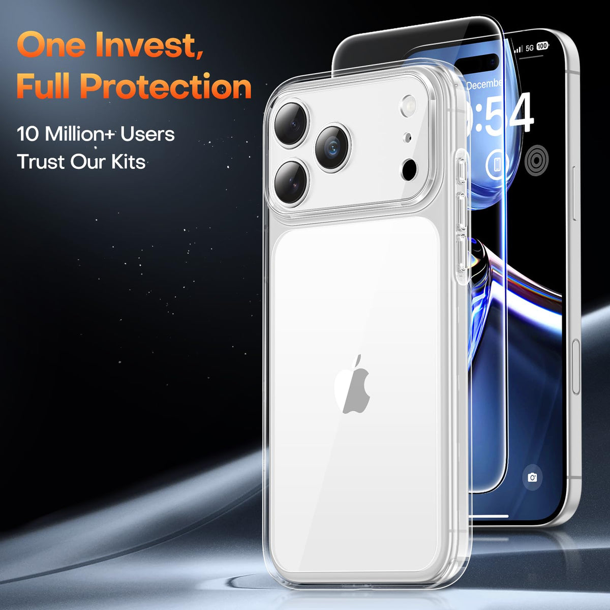 TAURI for iPhone 16 Pro Case, Compatible with MagSafe, Clear