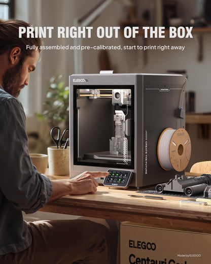 ELEGOO Centauri 2 Combo 3D Printer, Beginner-Friendly Multicolor Printing