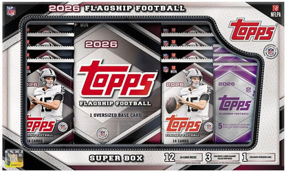 2026 Topps NFL Flagship Football Trading Card Super Box
