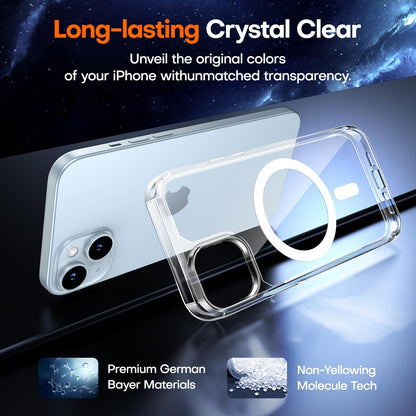 TAURI for iPhone 16 Pro Case, Compatible with MagSafe, Clear