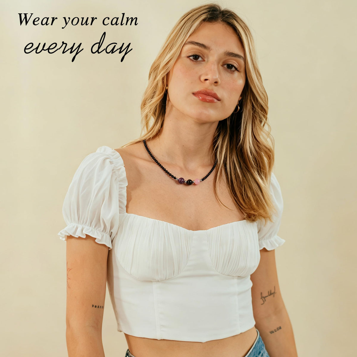 Healing Crystal Beaded Necklaces for Women Christmas Gift