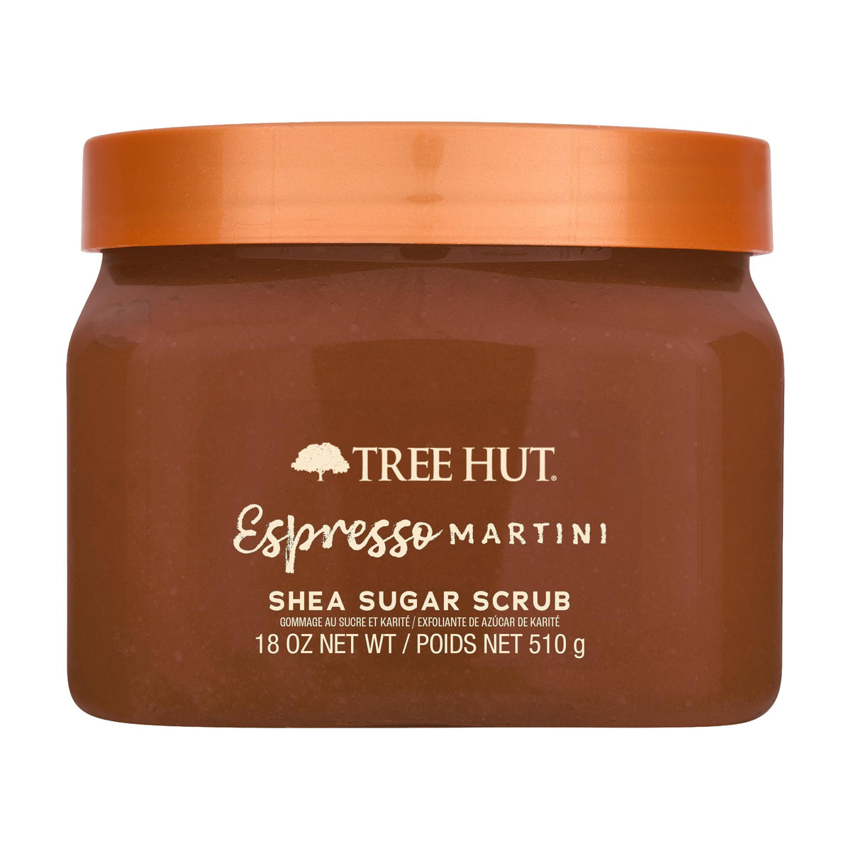 Tree Hut Vanilla Body Scrub, Exfoliating Sugar Scrub, Vegan, 18 Oz