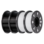 Creality PETG Filament 1.75mm 4KG, Black+White+Blue+Red, Total 4-Pack