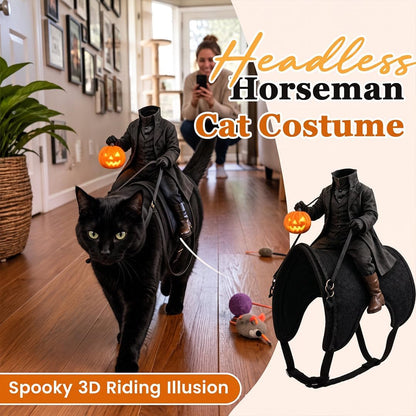 Light Up Headless Horseman Pet Costume for Dogs and Cats S/M/L
