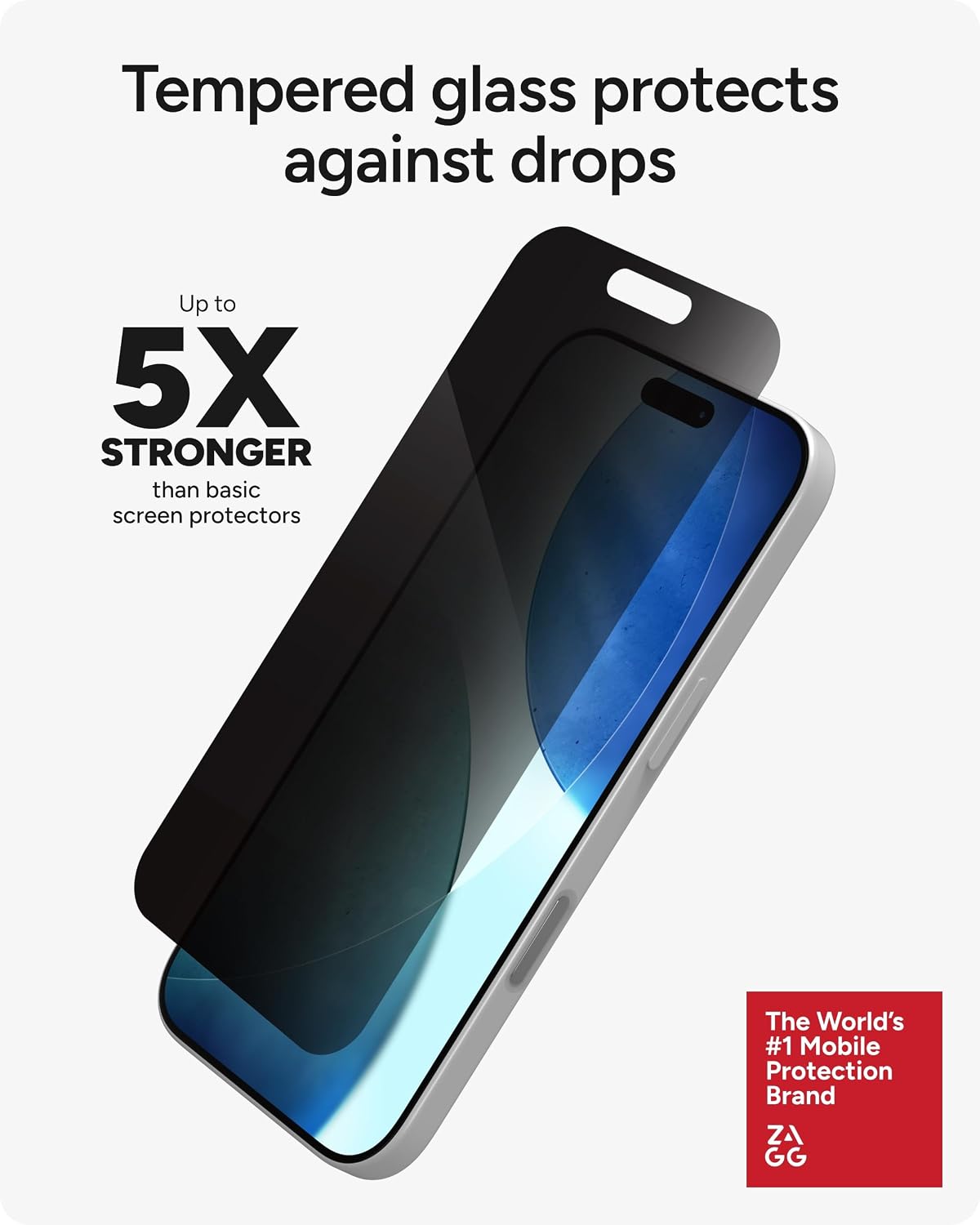 ZAGG Glass Elite Privacy Screen Protector for iPhone 17 Pro Max