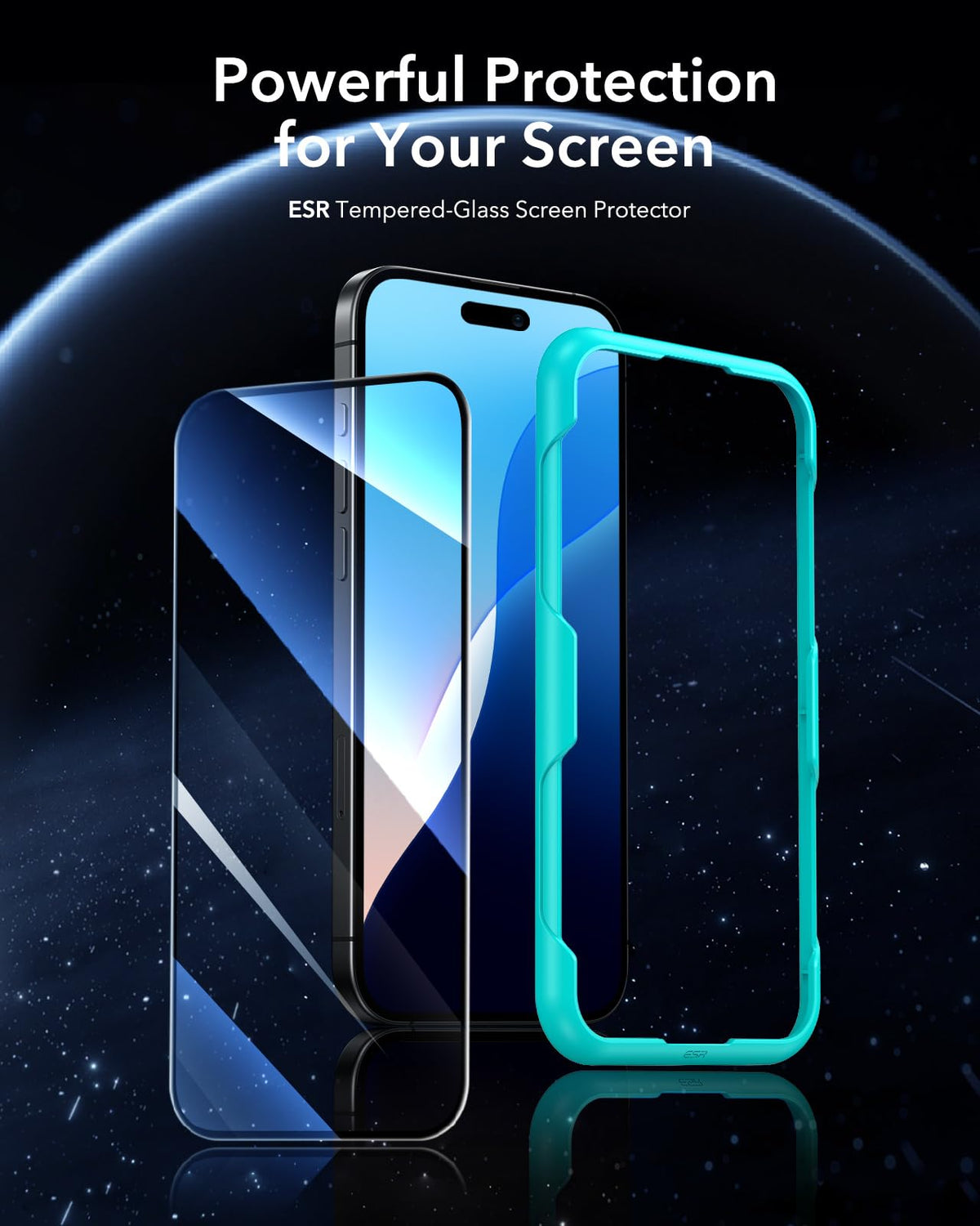 ESR 3 Pack for iPhone 17/iPhone 16 Pro Screen Protector, Align Frame