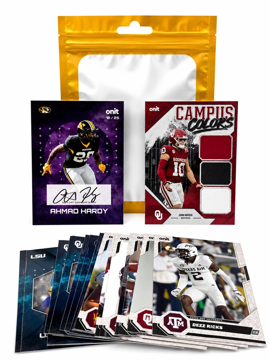 College Football 20 Card Jumbo Pack (1 Autograph + 1 Insert) (Michigan Wolverines)