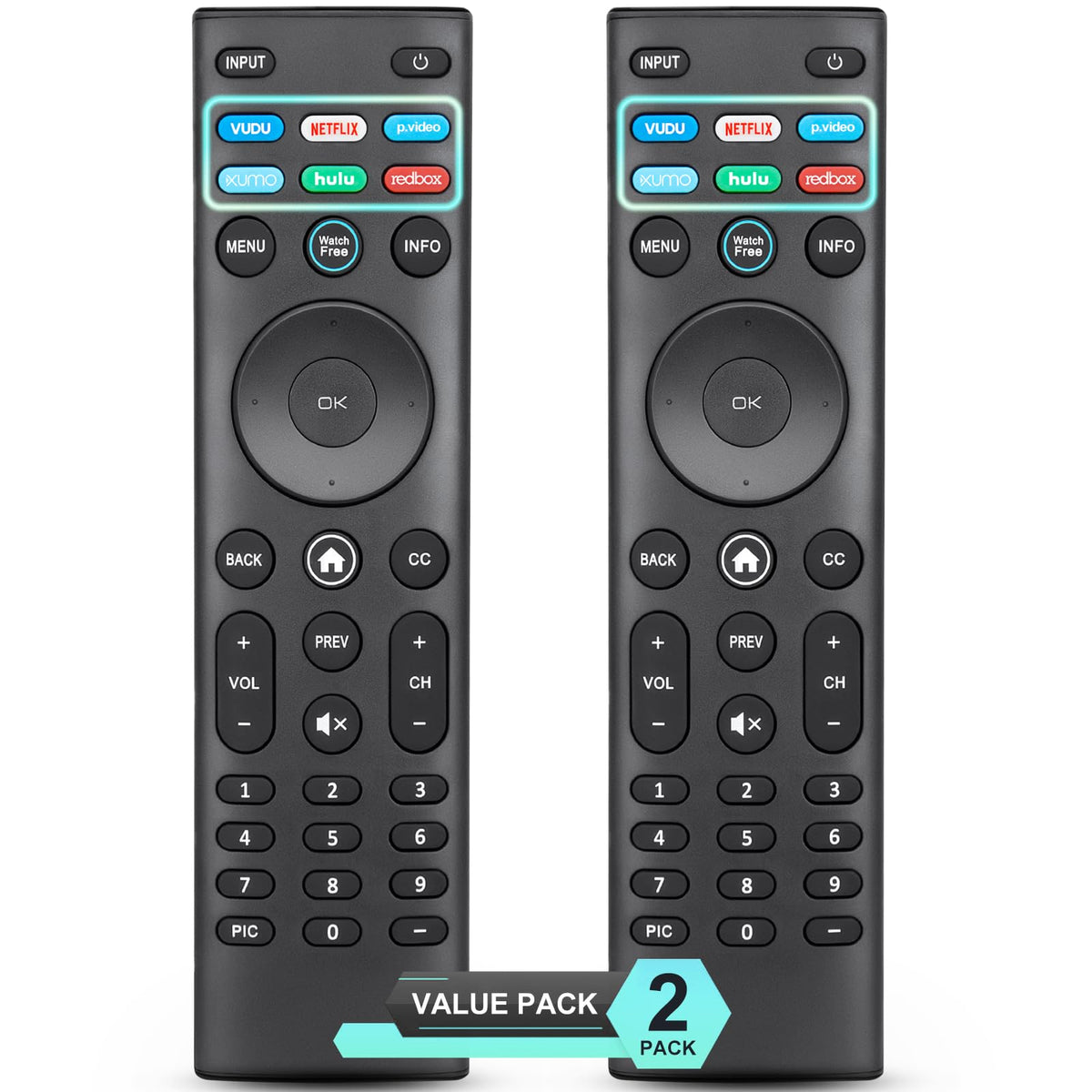 Replacement for Samsung TV Remote, for All 2018-2024 Samsung Remote Control for Smart TV with Voice Control. No Solarcell. 2-Year Warranty.