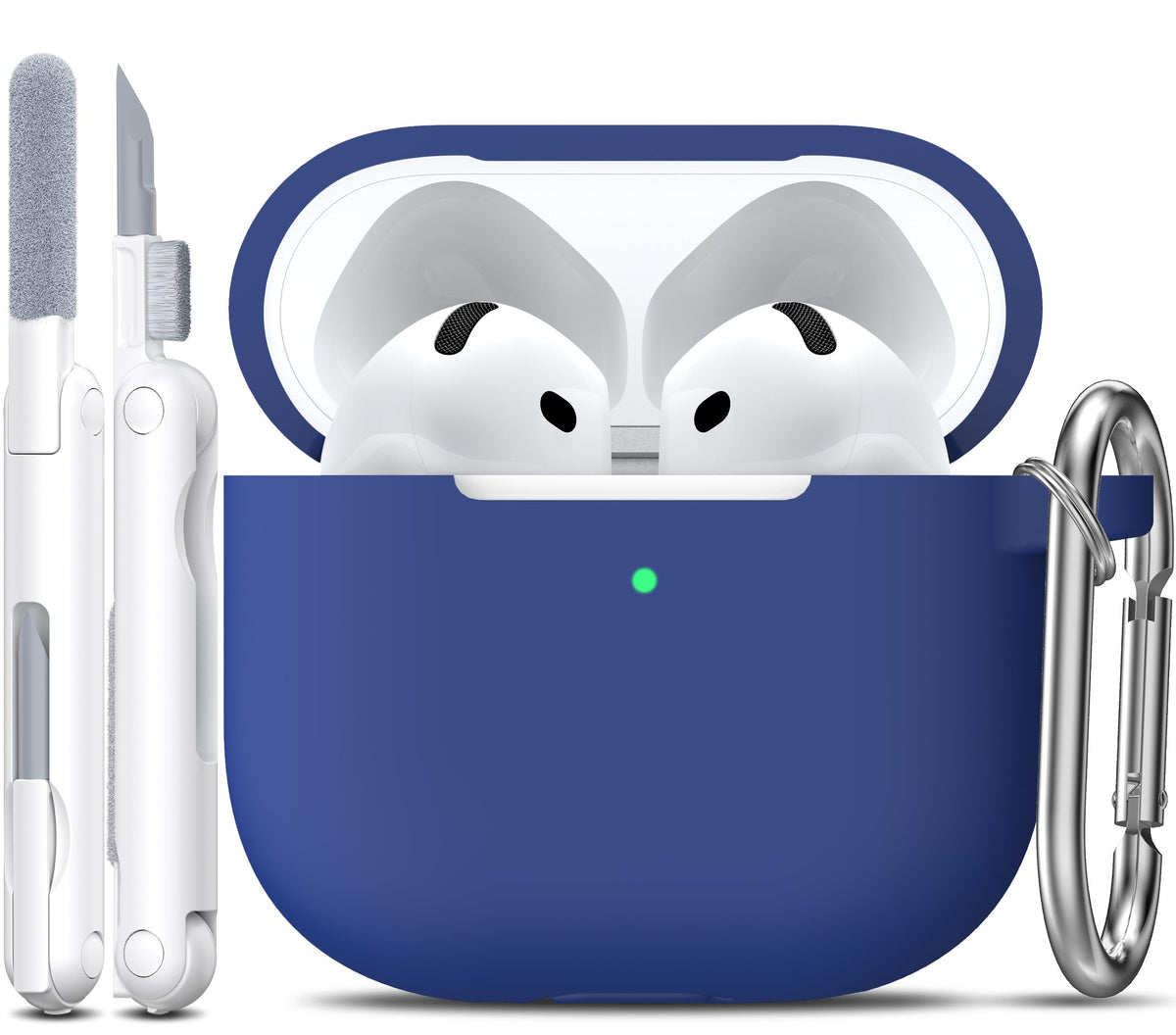 R-fun for AirPods 2nd/1st Case Silicone Cover, Banana Violet