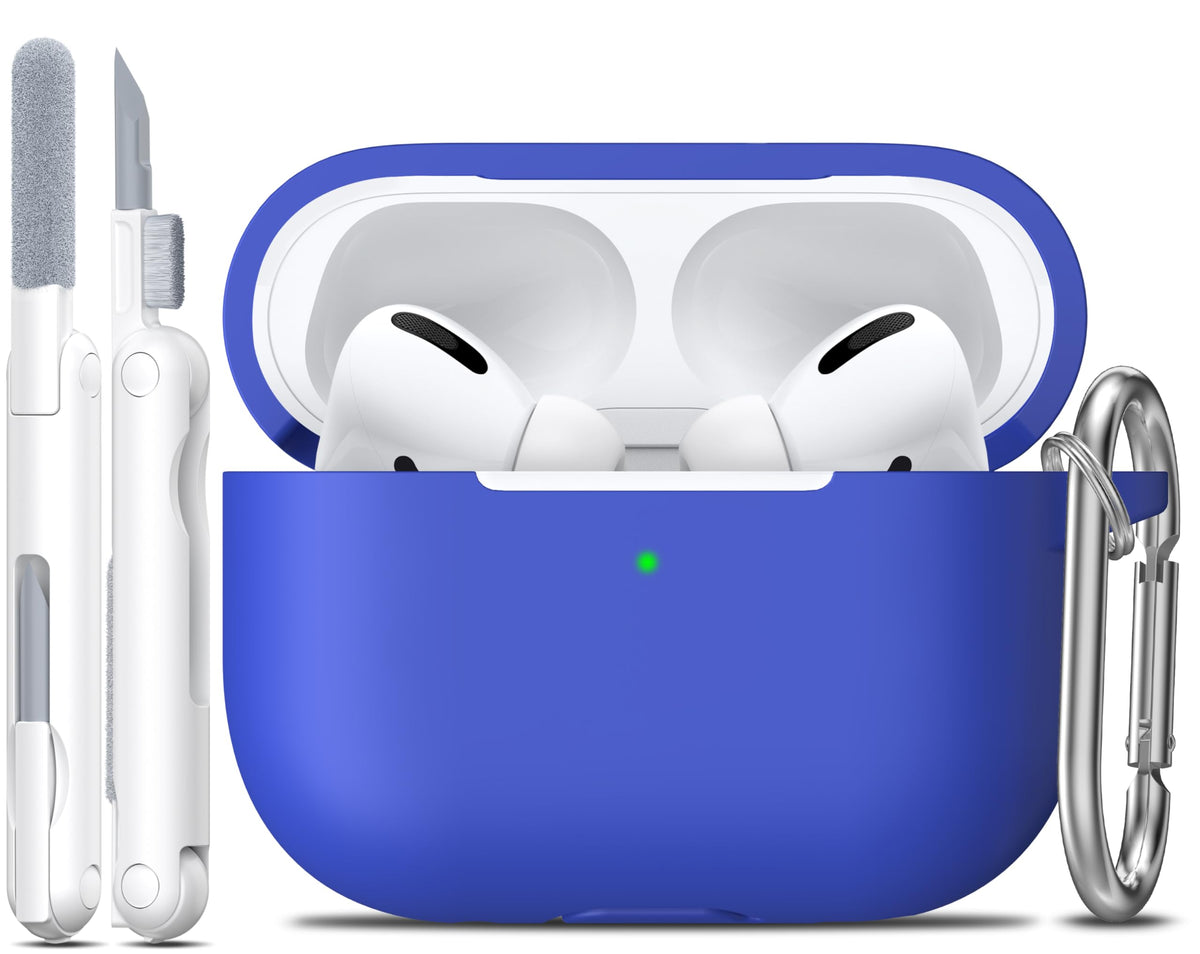 R-fun for AirPods 2nd/1st Case Silicone Cover, Banana Violet