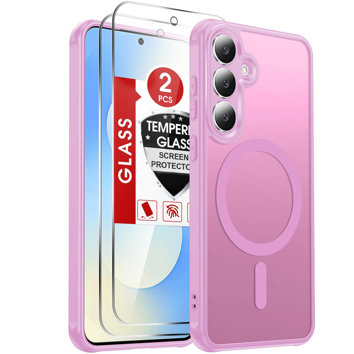 LeYi for Pixel-8A Phone Case: MagSafe Fit & Screen Protector Crystal Clear