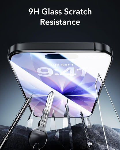 ESR 3 Pack for iPhone 17 Pro Max Screen Protector, Armorite
