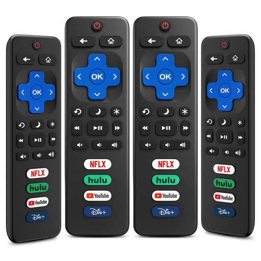 (2 Pack) Replacement Remote Control for Roku TV, for TCL Roku/Onn Roku TVs
