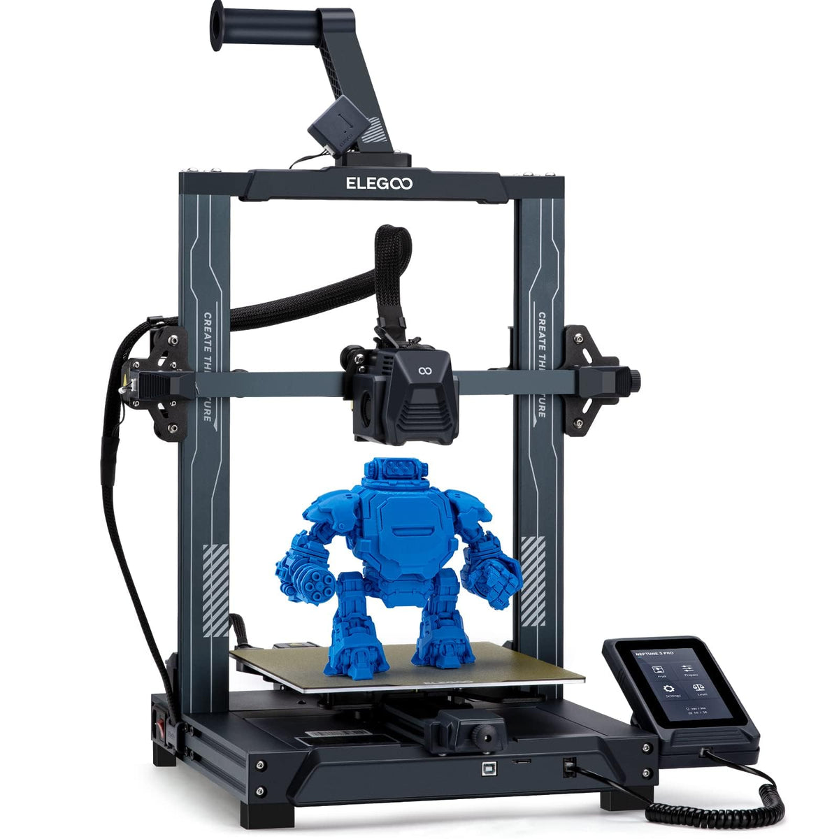 ELEGOO Centauri 2 Combo 3D Printer, Beginner-Friendly Multicolor Printing