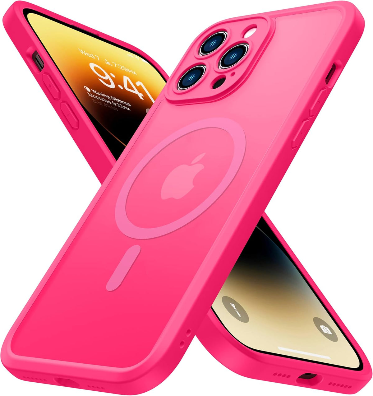 ImpactStrong Magnetic Guard Designed for iPhone 17 Air Case [Camera Protection] [Military Grade Drop Tested] [Compatible with MagSafe] Slim Translucent Matte Phone Case (6.6") - Navy Blue