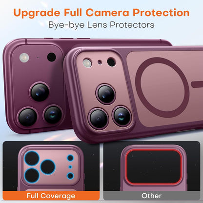 TAURI for iPhone 16 Pro Max Case, Compatible with MagSafe, Purple