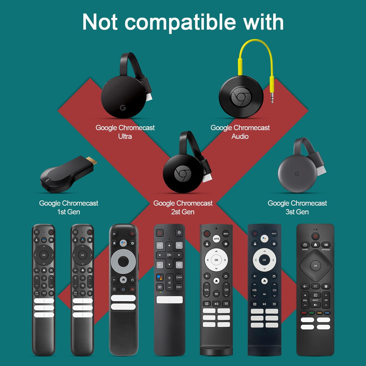 Replacement for Samsung TV Remote, for All 2018-2024 Samsung Remote Control for Smart TV with Voice Control. No Solarcell. 2-Year Warranty.