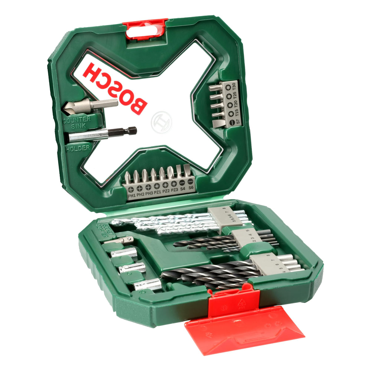 Bosch Accessories 34-piece Screwdriver/Drill bit Set (for Wood, Metal and Stone, Accessories for Drill Drivers)