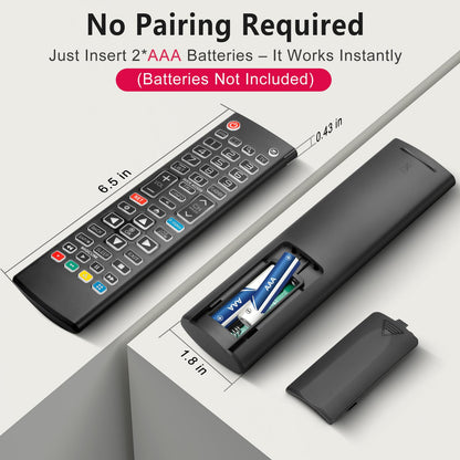 Replacement for Samsung TV Remote, for All 2018-2024 Samsung Remote Control for Smart TV with Voice Control. No Solarcell. 2-Year Warranty.