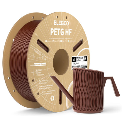 ELEGOO Rapid PETG 3D Printer Filament 1.75mm Black 1KG