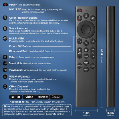 Universal Replacement for LG Smart TV Remote