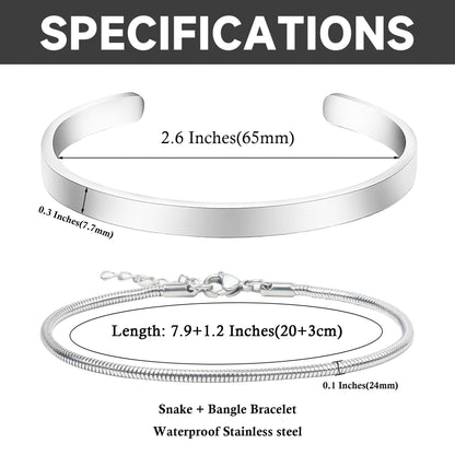 Mens Bracelet for Men, Waterproof Bracelet for Men Jewelry
