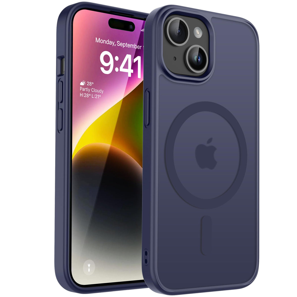 CACOE Magnetic Case for iPhone 17 6.3 inch, Light Purple