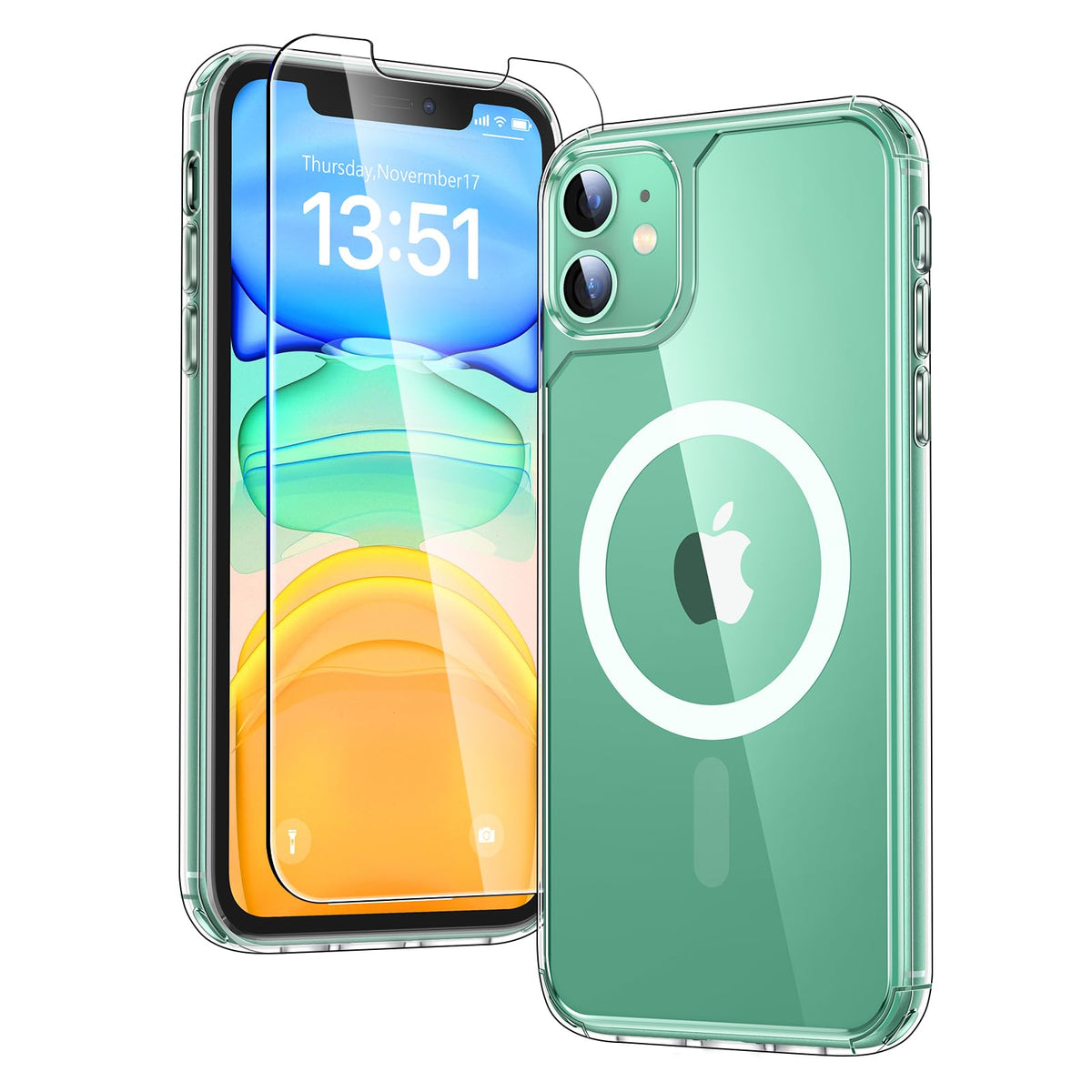 TAURI for iPhone 16 Pro Case, Compatible with MagSafe, Clear