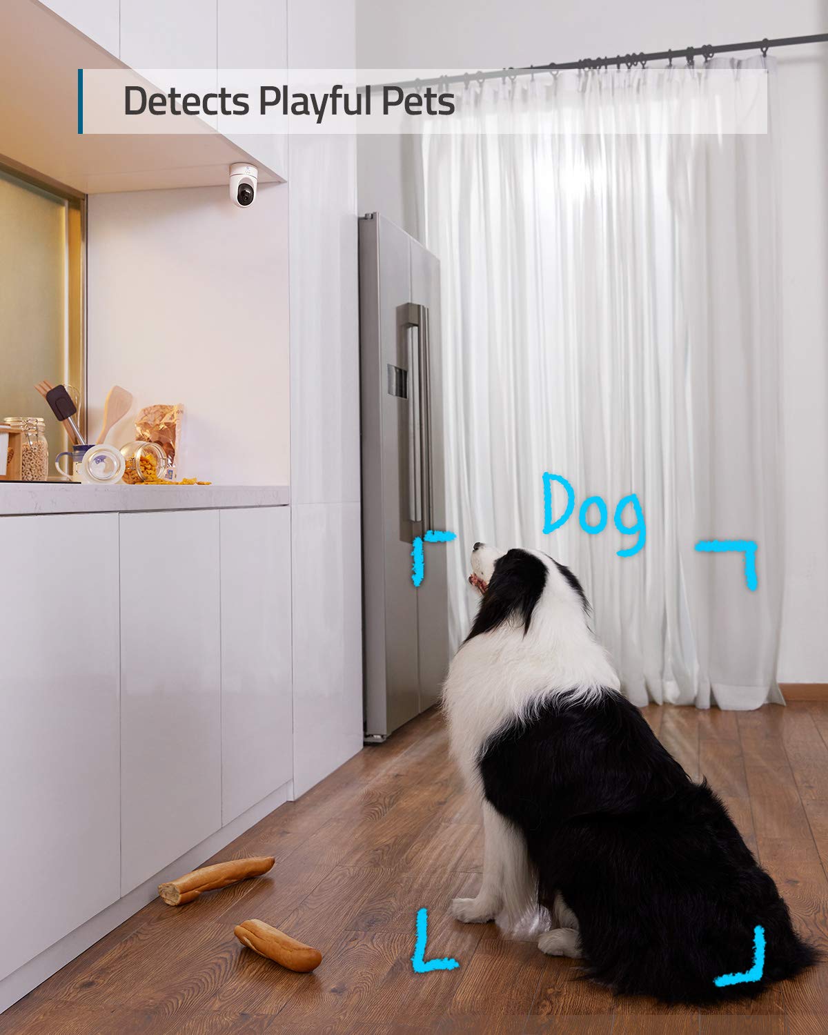 eufy Security Indoor Cam E220, Dog/Pet Camera, Pan and Tilt