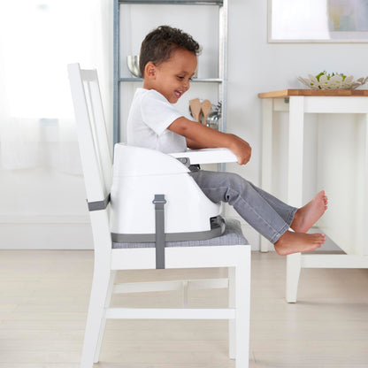 Ingenuity Baby Base 2-in-1 Booster Seat with Tray, Feeding & Floor Seat