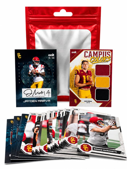 College Football 20 Card Jumbo Pack (1 Autograph + 1 Insert) (Michigan Wolverines)