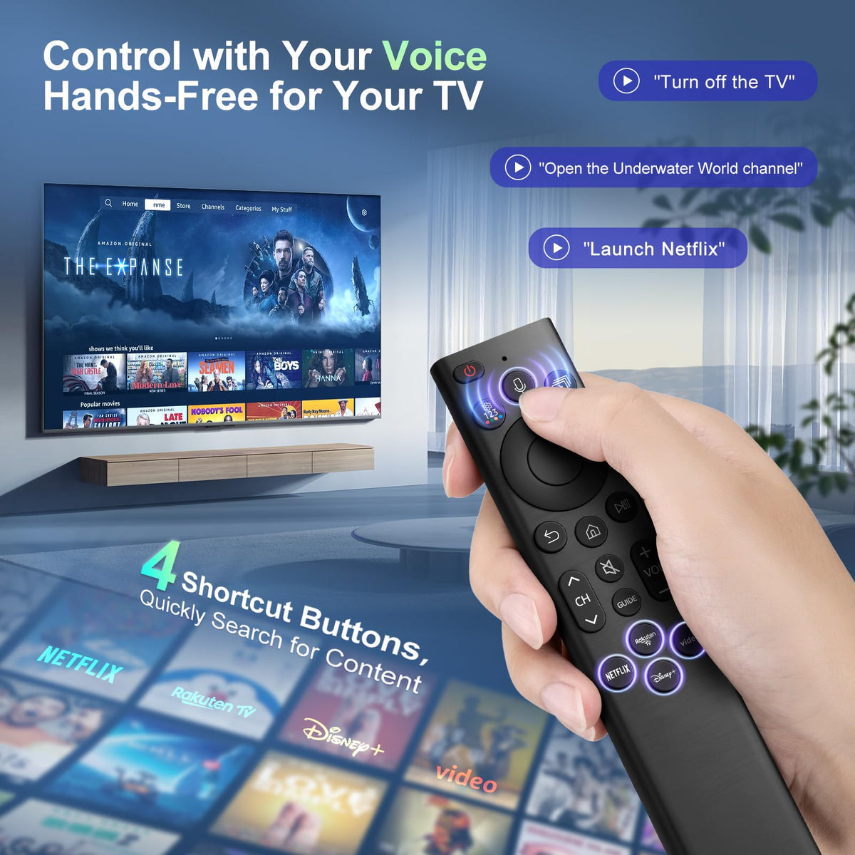 Universal Replacement for LG Smart TV Remote