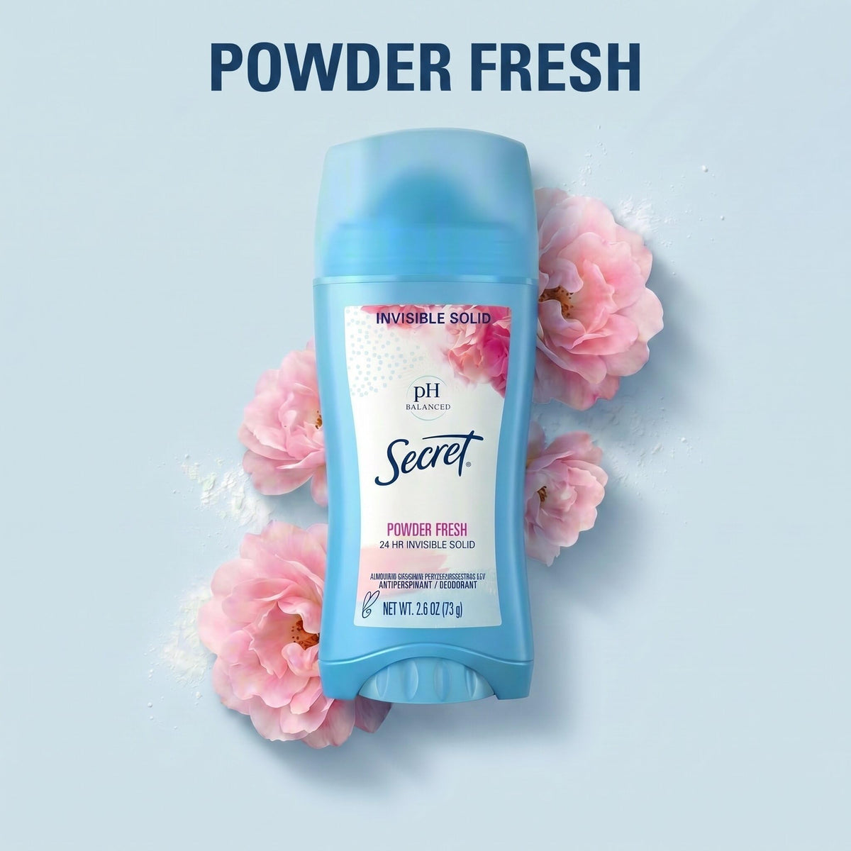 Secret Antiperspirant Deodorant for Women, Shower Fresh, 2.6 oz Pack of 2