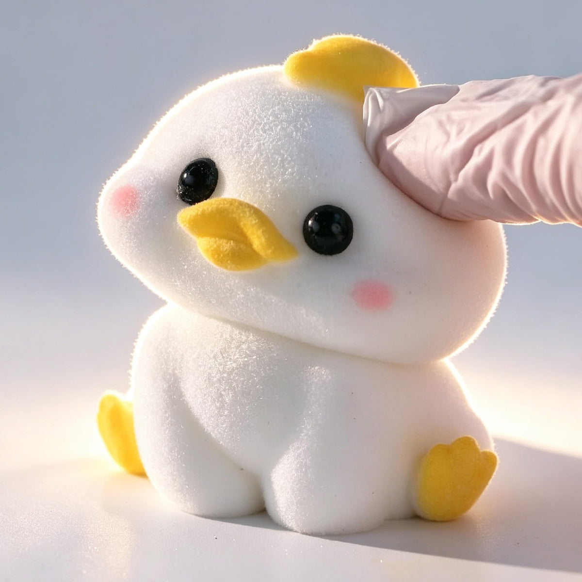 2-Pack Handmade Duck Chick Squishy Toys, Cute Stress Relief Squeeze Toys