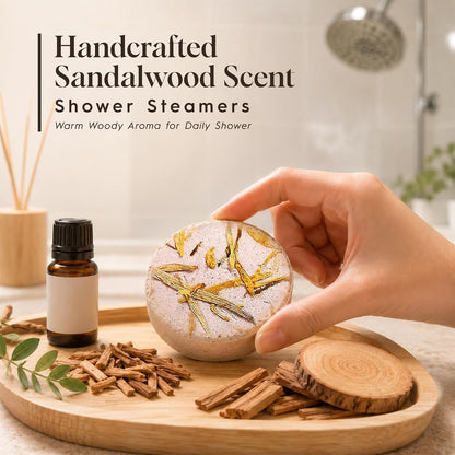 SWCANDY Sandalwood Shower Steamers 8 Pack, Home Spa Self Care