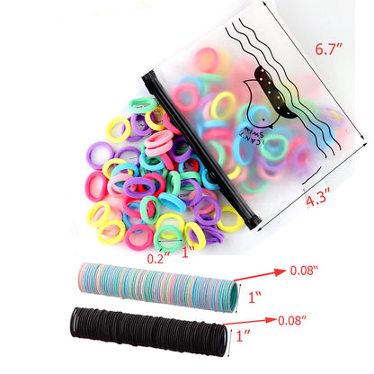 200 Pack Hair Ties BEoffer Baby Toddlers Girls Elastics Hair Band No Damage
