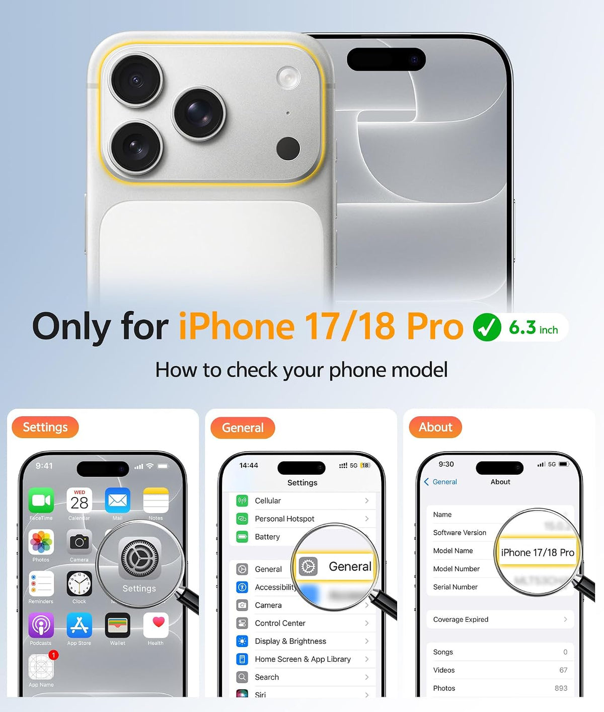 FNTCASE for iPhone 16 Plus Case, Fit for Magsafe, White