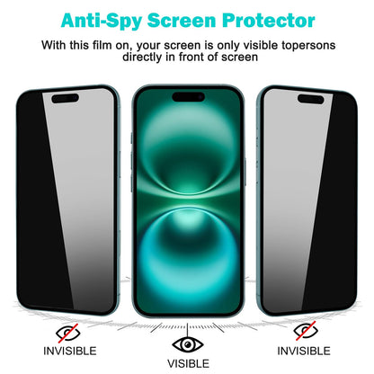 PEHAEL for iPhone 18 Pro Privacy Screen Protector+Camera Lens Protector