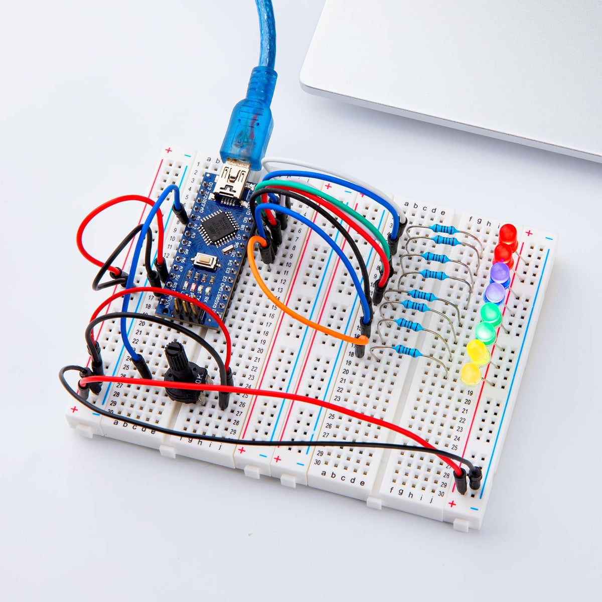 ELEGOO Presoldered Nano Board USB-C with Cable Compatible with Arduino 3PC