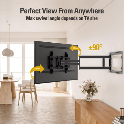 Mounting Dream Full Motion TV Wall Mount for Most 42-90 Inch TV Heavy Duty
