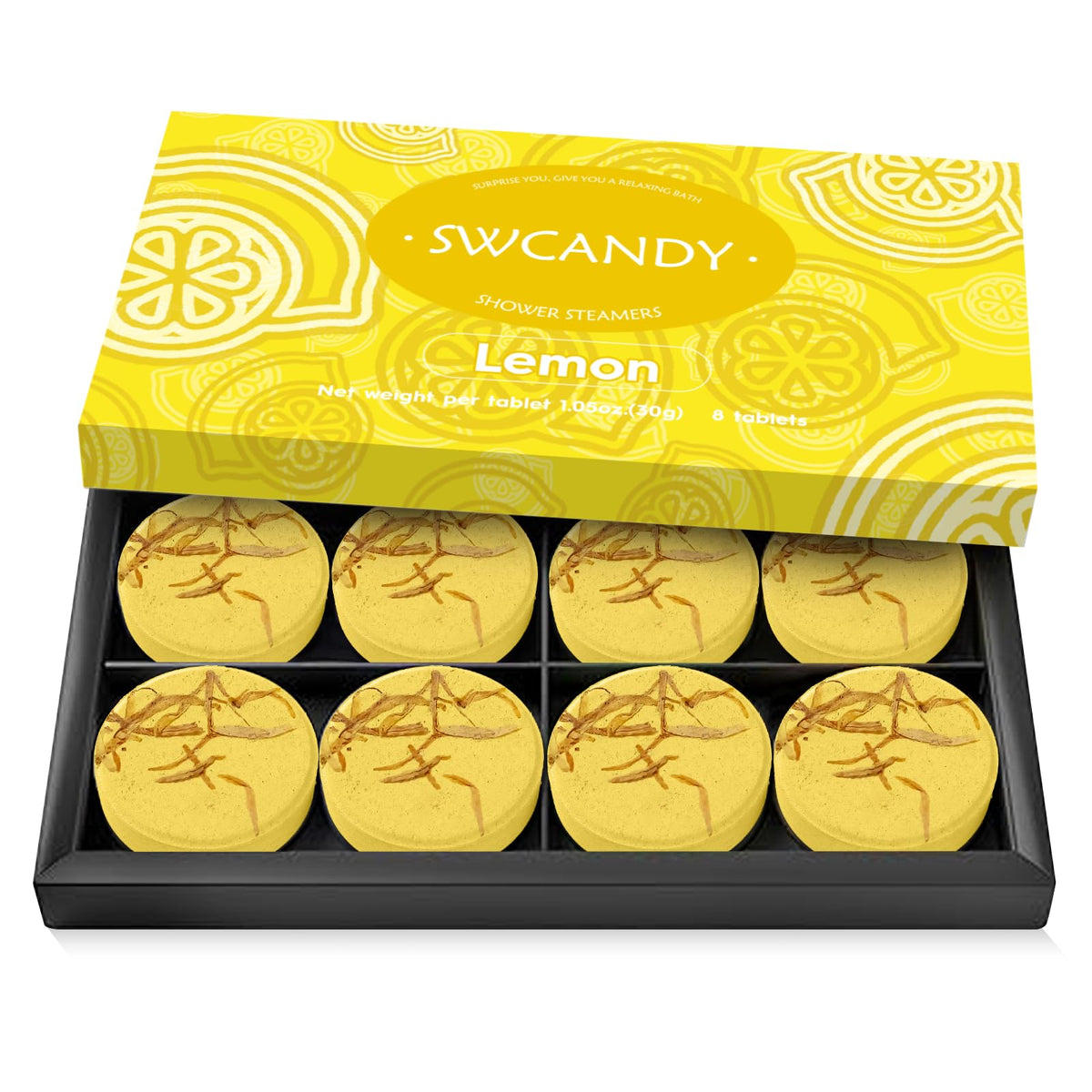 SWCANDY Sandalwood Shower Steamers 8 Pack, Home Spa Self Care
