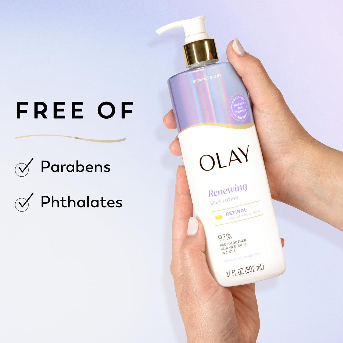 Olay Super Serum Hand & Body Lotion, Luminous & Resilient Skin, 17 fl oz