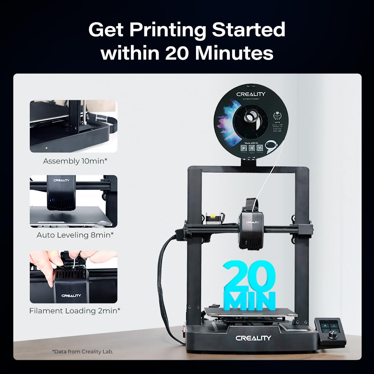 Creality K2 Pro Combo (A) 3D Printer, Multicolor 3D Printer with CFS