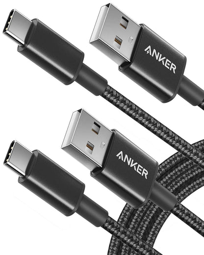 Anker USB A to USB C Cable, USB to USB C Cable(2Pack,3ft,Black)