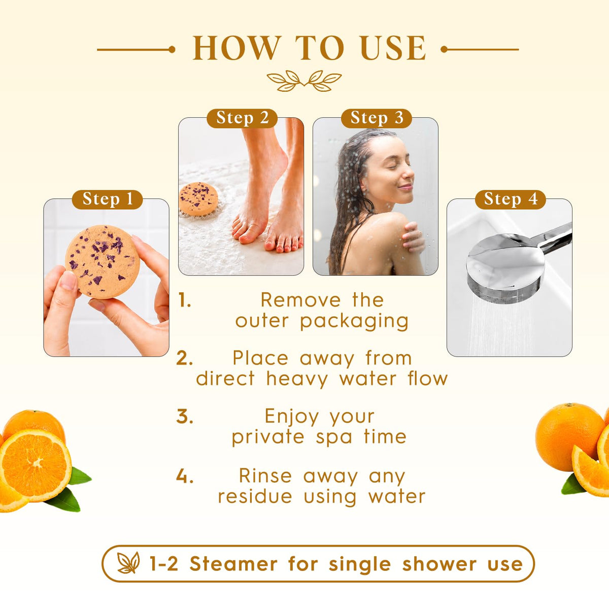 SWCANDY Sandalwood Shower Steamers 8 Pack, Home Spa Self Care