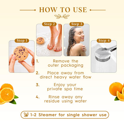 SWCANDY Sandalwood Shower Steamers 8 Pack, Home Spa Self Care